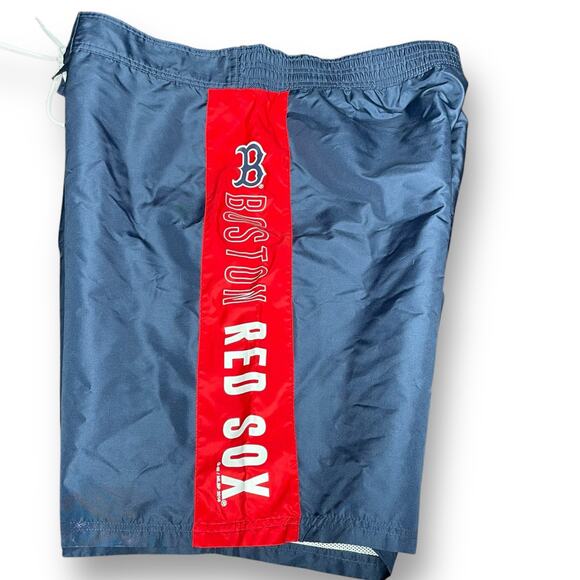 Boston Red Sox Mens XL Swim Trunks Board Shorts G-III Carl Banks MLB Beach Gear - Picture 2 of 15